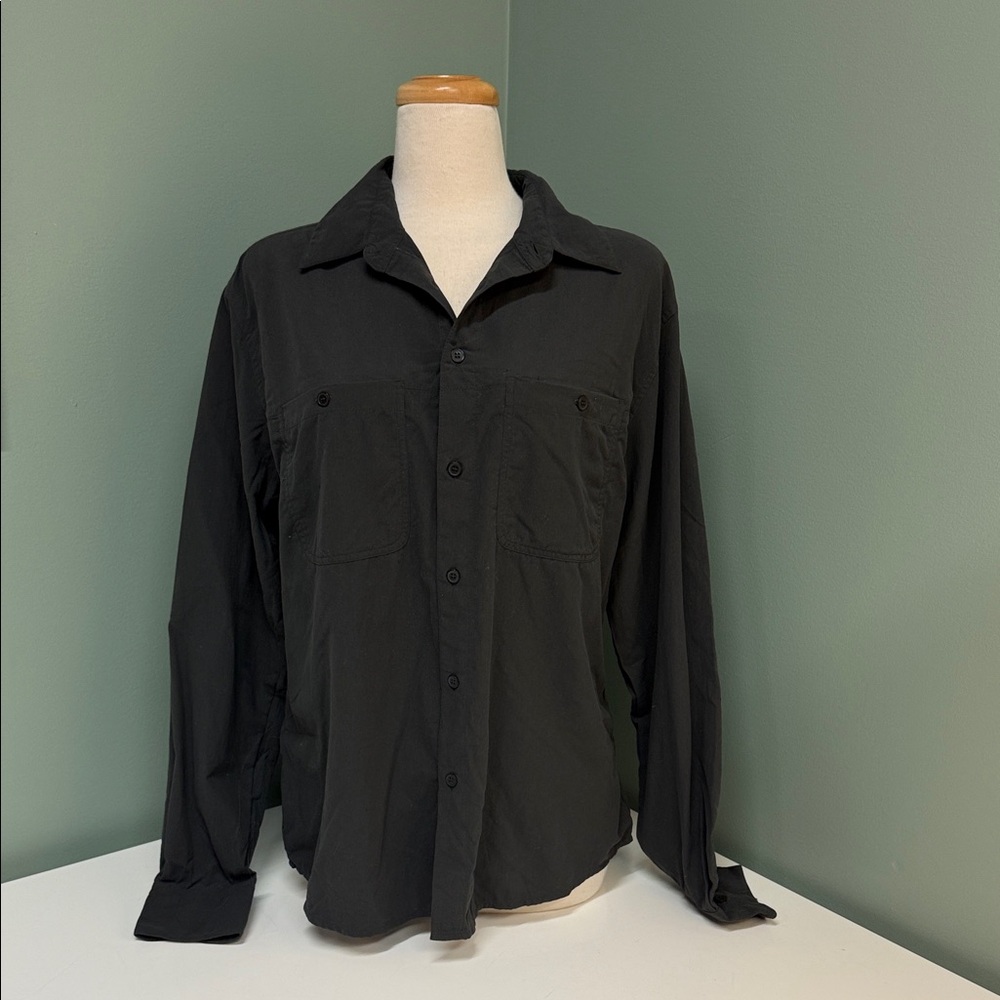 Clothing Arts Charcoal Womens Safari Shirt